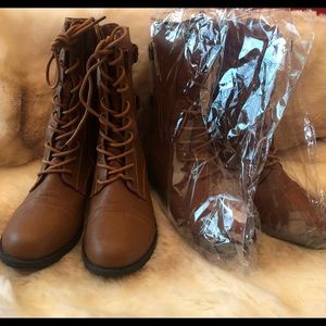 NWOT Forever cute boots with buckles